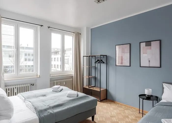 Design-apartments - Kueche, Smart-tv, Homeoffice - By Lott Living Appartement Duisbourg