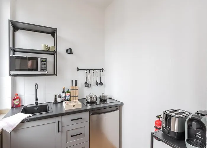 Design-apartments - Kueche, Smart-tv, Homeoffice - By Lott Living Duisbourg